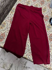 Burgundy Long Sleeve Coord Set | XXL
