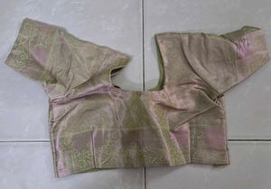 Ready to wear silk blend saree w matching blouse