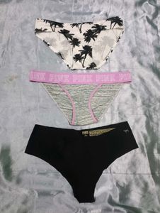 Bundle Of 3 Imported Victoria's secret Brief