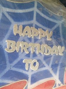 spiderman them banner birthday decoration (pack of