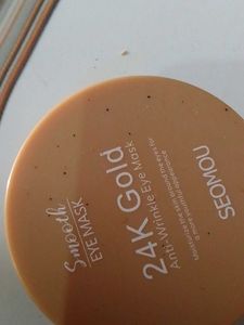 24k gold antu-wrinkle eye mask