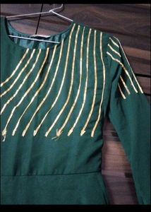 Elegant Green Ethnic Gown