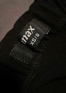 Max Chic Black Mini Dress