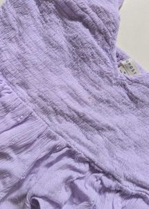 Lilac Crop Top