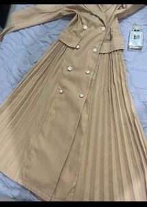 Chic Beige Blazer Dress