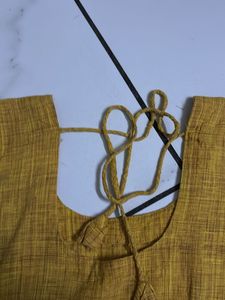 Yellow Embroidered Kurta