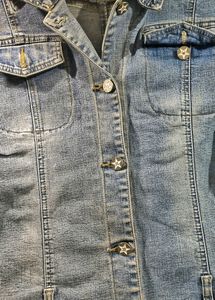 Blue Denim Jacket For Women, Size- Xs, S