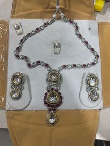AD KUNDAN NECKLACE SET