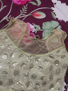 Golden Sequin Blouse