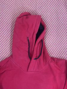 Very Smart Red Color Hoddie With Pocket Both Side