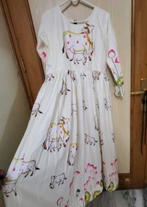 Unique Cow Print Dress Never Used