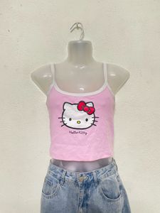 Pintresty Y2k Hello Kitty Crop Top