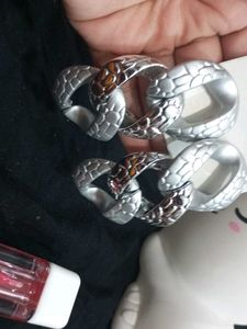 Silver Chain Link Earrings