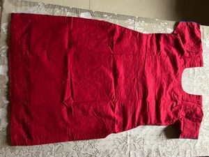 Women’s RED Embroidered Party Wear 3 Piece Kurta