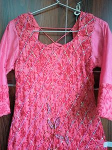 Heavy Designer Embroidered Kurta