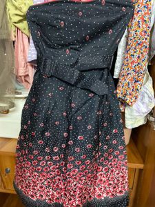 Floral Strapless Dress