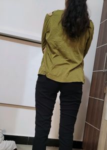 Olive Off Shoulder Top