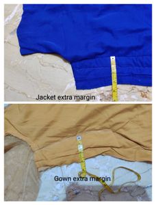 Beautiful 3 Pieces Navy Blue Gown