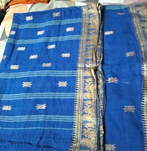 Elegant Blue Saree