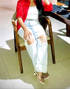 Ripped Light Wash Jeans