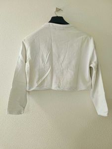 FYK Cropped Heart Graphic Top