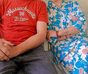 Floral Print Cord Set