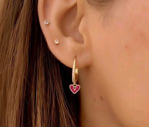 Heart Drop Earrings