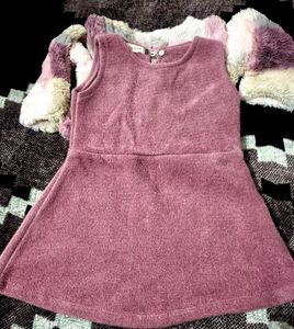 🩷 Winter Warm Dress For Baby Girl