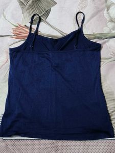 Set Of 2 Women Blue &amp; Black Camisole