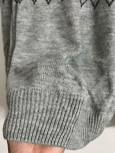 Patterned Knit Sweater
