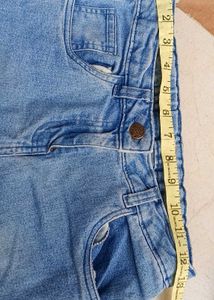 Korean Blue Colour Loose Jeans