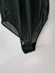 Sheer Black Long Sleeve Top
