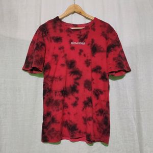 Bonkers Tie-dye Red Oversized Tshirt