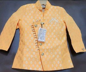 Light Orange Indo Western Sherwani 2 -3 Year Boy
