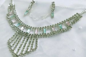 Sparkling Rhinestone Jewelry Set