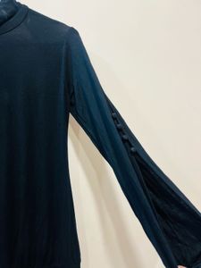 Black Turtle Neck Bodycon Dress