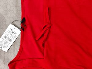 Red Mini A-Line Dress♥️