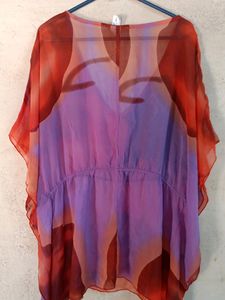 Ladies Top See-through SHRUG TYPE Multicolour