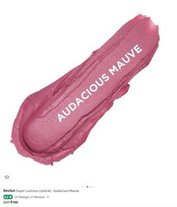 Revlon  Audacious Mauve Shade Lipstick