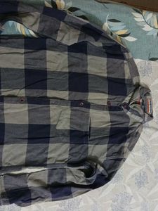 Checked Blue Shirt