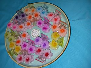 Flower Hair Claw Clips