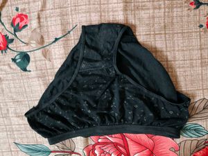 Comfy Dark Gray Star Print Cotton Briefs
