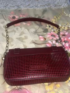 Burgundy Shoulder Bag