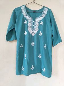 Chickankari Short Kurti