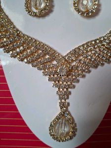 Sparkling Rhinestone Jewelry Set
