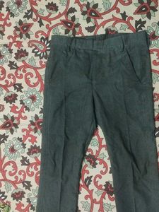Men's Gray Straight Leg Trousers