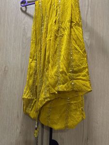 Elegant Yellow Lehenga Skirt