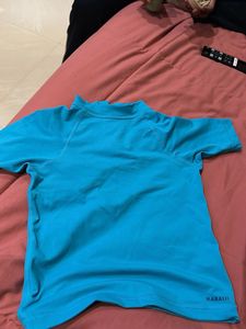 Baby Swimming Short Sleeved Anti-UV T-Shirt