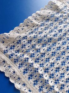 White Crochet Runner