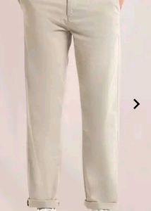 Desert Blue Beige Trouser Relex Fit